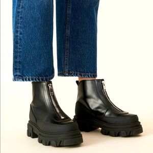Ganni | Shoes | Ganni Black Leather 